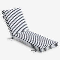 Chaise Lounge Cushion - Lido Stripe, 80 in. x 23 in.,Lido Stripe