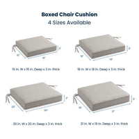 Replacement Boxed Edge Chair Cushion - Sail Away Sunflower, 21 in. x 19 in.,Sail Away Sunflower