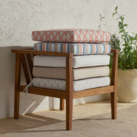 Replacement Boxed Edge Chair Cushion - Antique Beige, 21 in. x 19 in.,Antique Beige