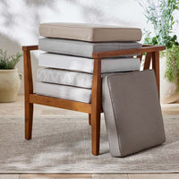 Replacement Boxed Edge Chair Cushion - Taupe, 21 in. x 19 in.,Taupe