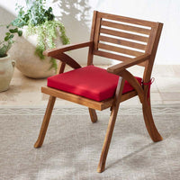 Replacement Knife Edge Chair Cushion - Jockey Red, 20 in. x 20 in.,Jockey Red