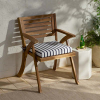 Replacement Knife Edge Chair Cushion - Lido Stripe, 20 in. x 20 in.,Lido Stripe