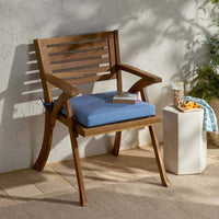 Replacement Knife Edge Chair Cushion - Sapphire, 21 in. x 19 in.,Sapphire