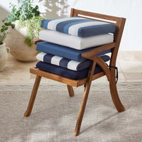 Replacement Knife Edge Chair Cushion - White, 18 in. x 18 in.,White