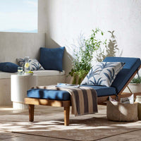 Chaise Lounge Cushion - Sapphire, 80 in. x 23 in.,Sapphire