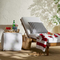 Chaise Lounge Cushion - White, 80 in. x 23 in.,White