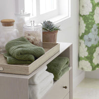 Turkish Cotton 6-Piece Bath Set - White,White