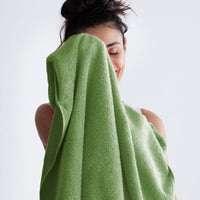 Turkish Cotton 4-Piece Bath & Hand Towel Set - Kiwi Green,Kiwi Green